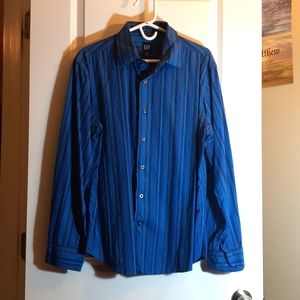 Gap Blue Pinstripe Button Down Shirt